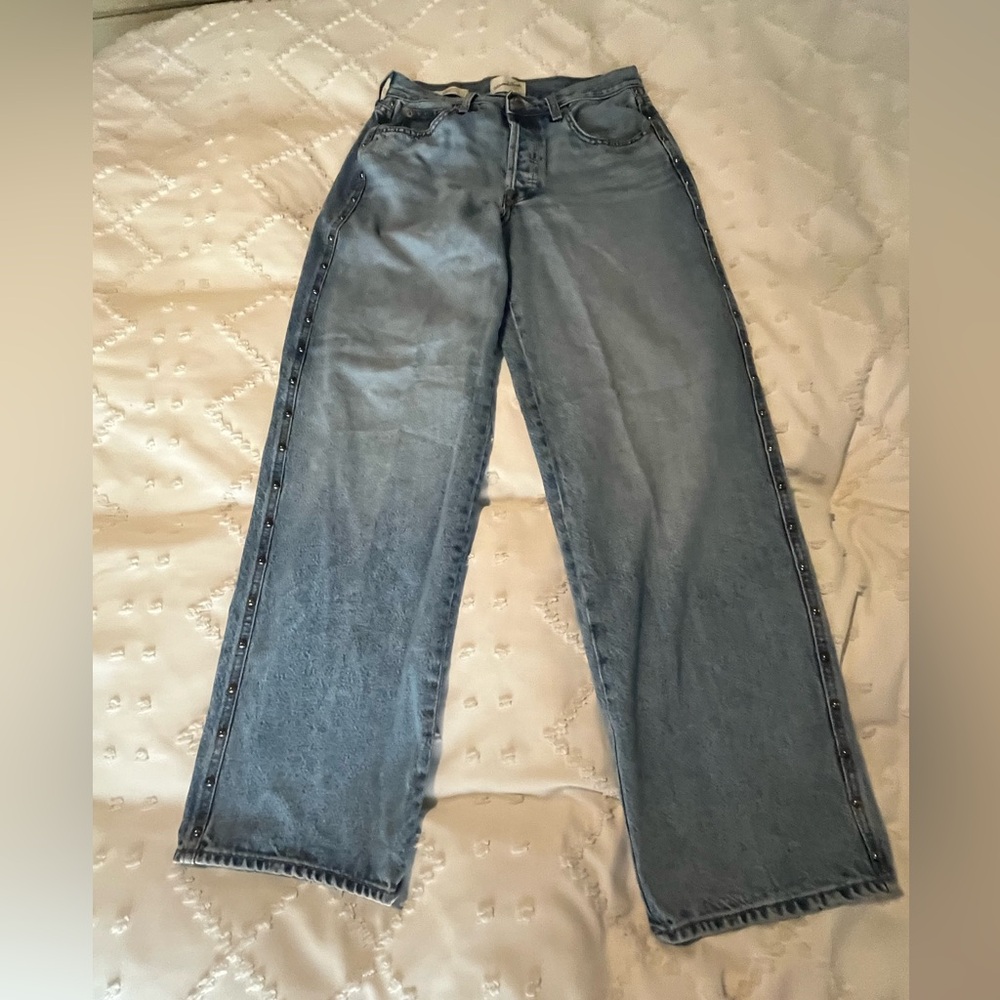 Universal Thread Women's Riveted Button-fly Jeans Size 6 - Picture 2 of 8
